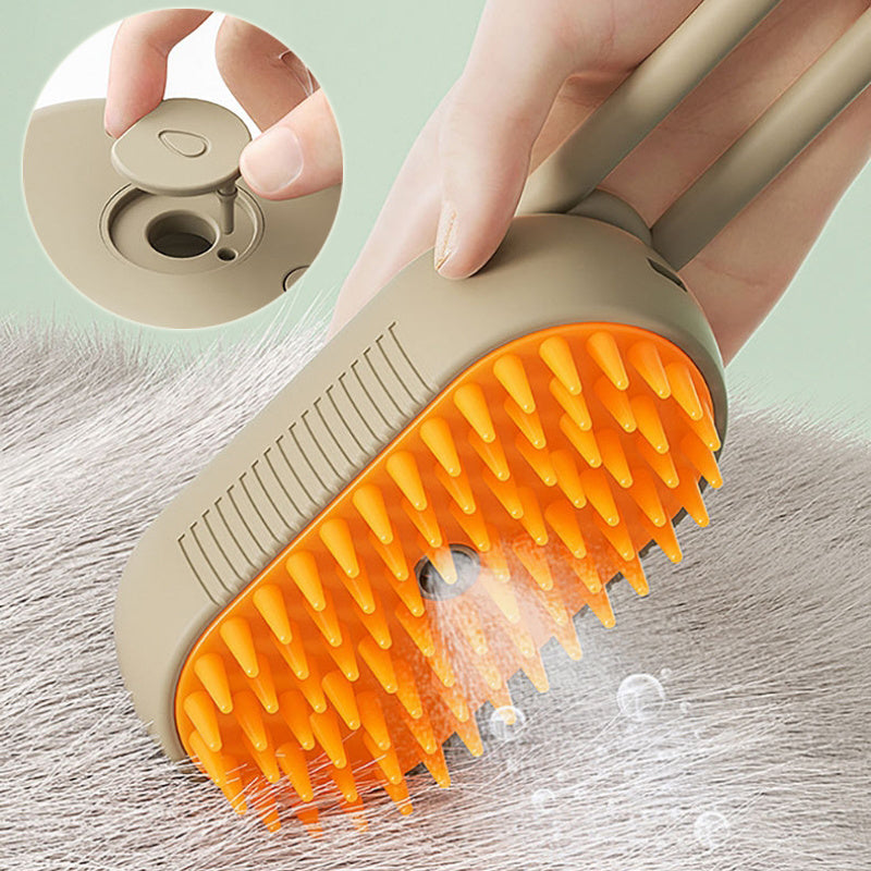 Cat Grooming Brush with Steam-3